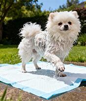 pet training pad-apply